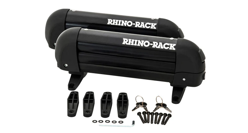 Rhino-Rack Universal Ski Carrier - Fits 2 Pairs of Skis - Black - Image 4