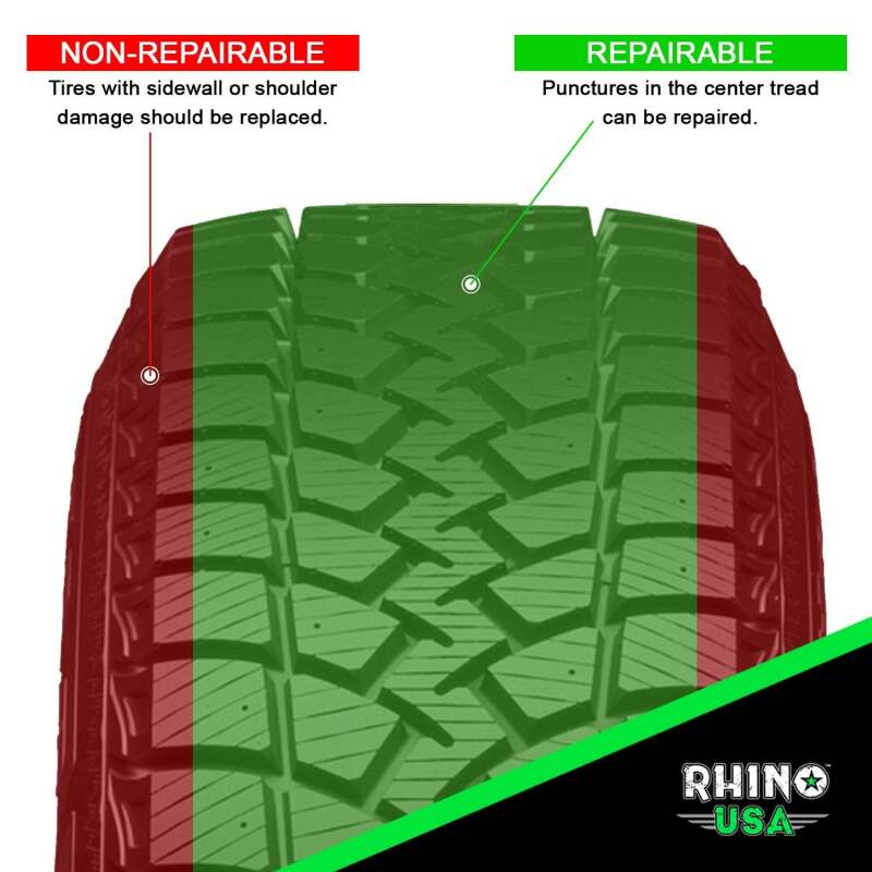Rhino USA Tire Repair Plug Kit, 86 Pieces - Image 5