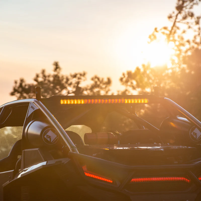 Rigid Industries 28in Chase Light Bar Universal - Rear Facing 27 Mode 5 Color LED Light Bar - Image 10