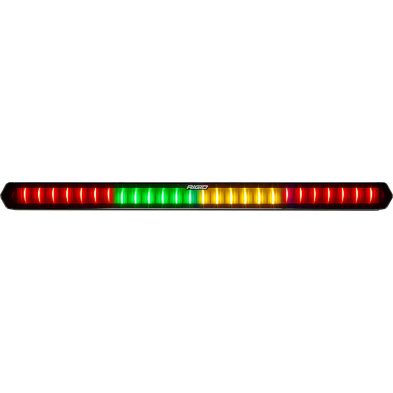 Rigid Industries 28in Chase Light Bar Universal - Rear Facing 27 Mode 5 Color LED Light Bar - Image 11