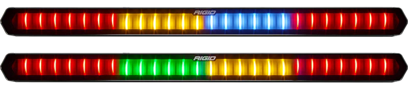 Rigid Industries 28in Chase Light Bar Universal - Rear Facing 27 Mode 5 Color LED Light Bar - Image 12