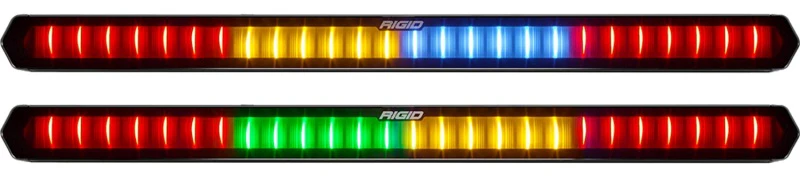 Rigid Industries 28in Chase Light Bar Universal - Rear Facing 27 Mode 5 Color LED Light Bar - Image 16