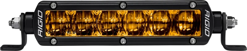 Rigid Industries 6in SR-Series Pro Dot / SAE Fog Lights (Pair) - Selective Yellow - Image 4