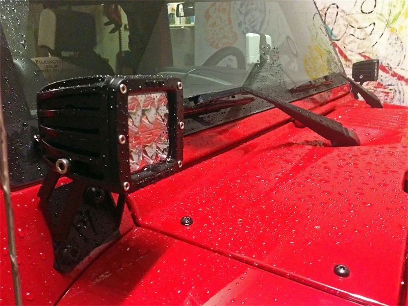 Rigid Industries Jeep JK - A-Pillar Mount Kit - Mounts set of Dually/D2 - Image 4