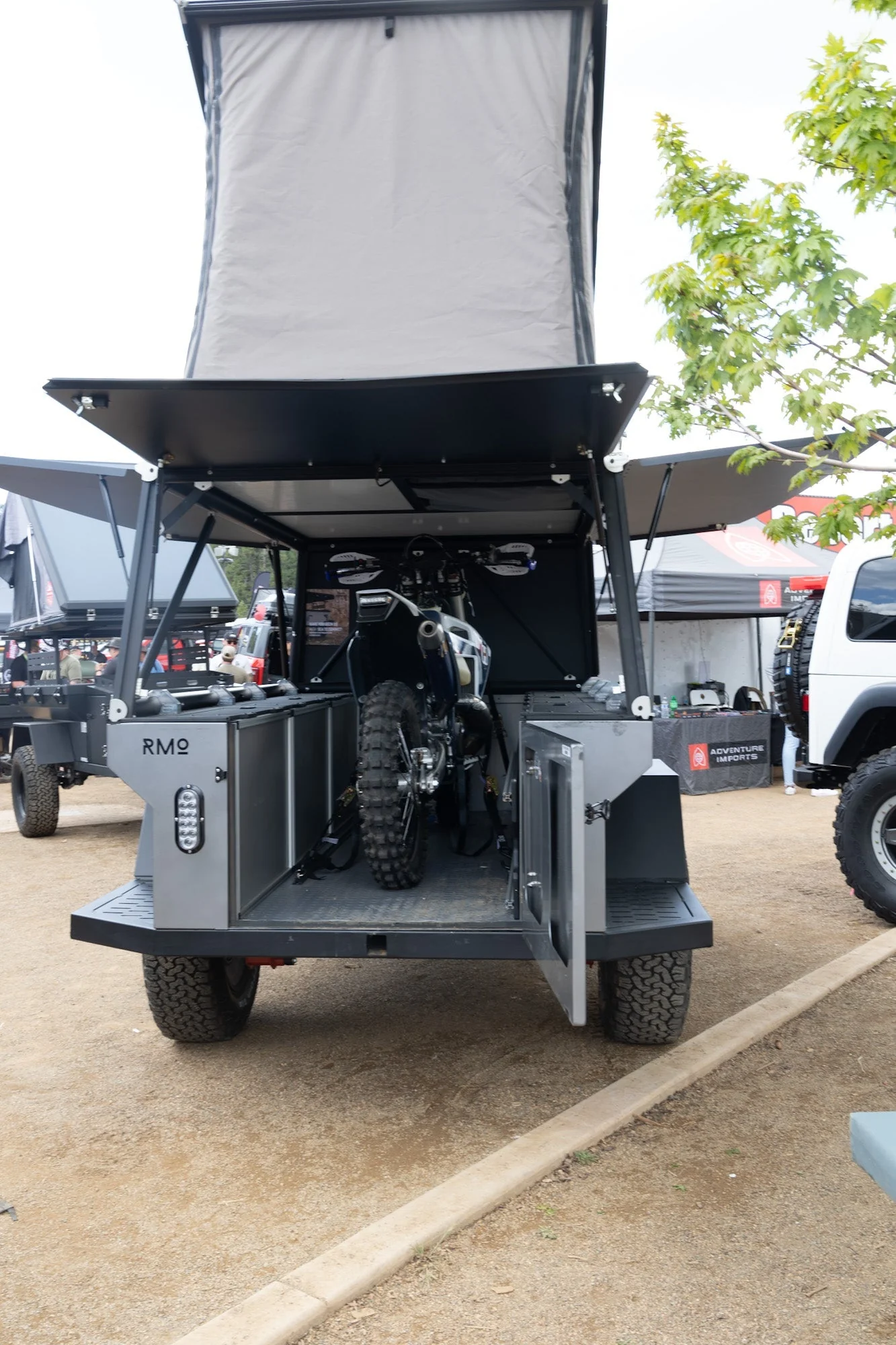 Rustic Mountain Overland Anzac GFC Moto Hauler - Driver Side Utility Module Package - Image 4