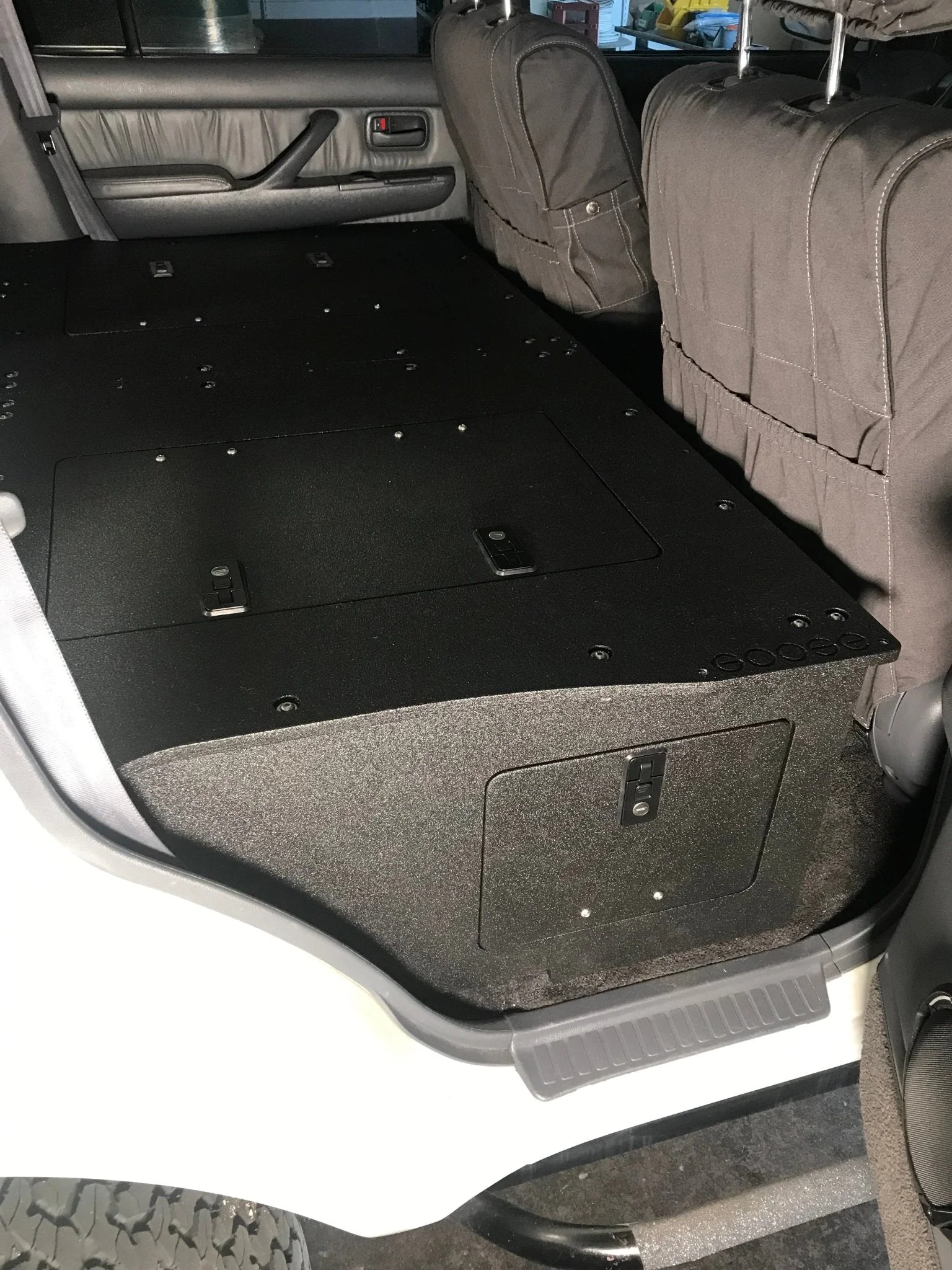 Stealth Sleep and Storage Packaged for Toyota Land Cruiser 1991-1997 80 Series - 43-3/8" W x 8" H x 40" D - Image 15