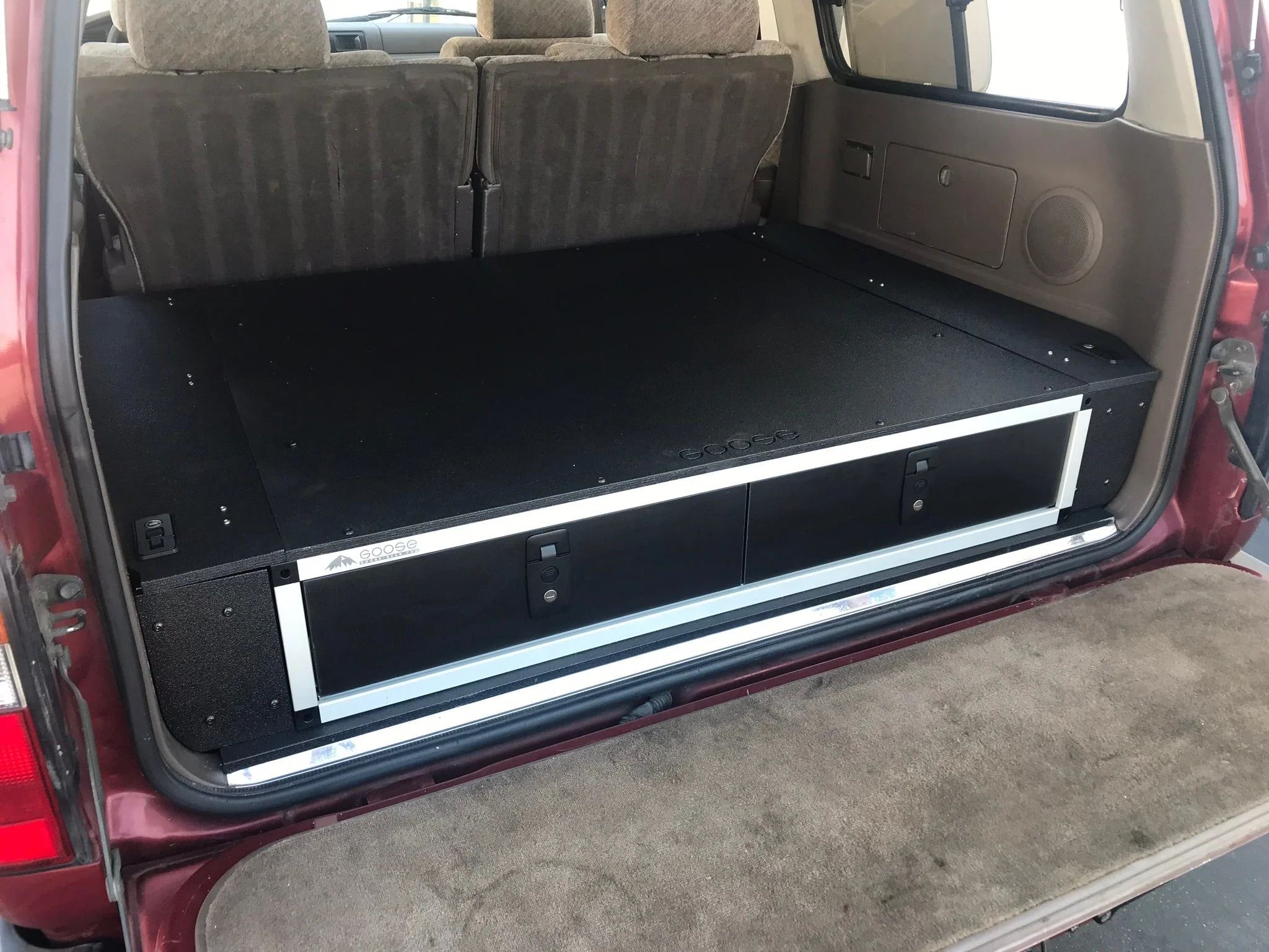 Stealth Sleep and Storage Packaged for Toyota Land Cruiser 1991-1997 80 Series - 43-3/8" W x 8" H x 40" D - Image 2