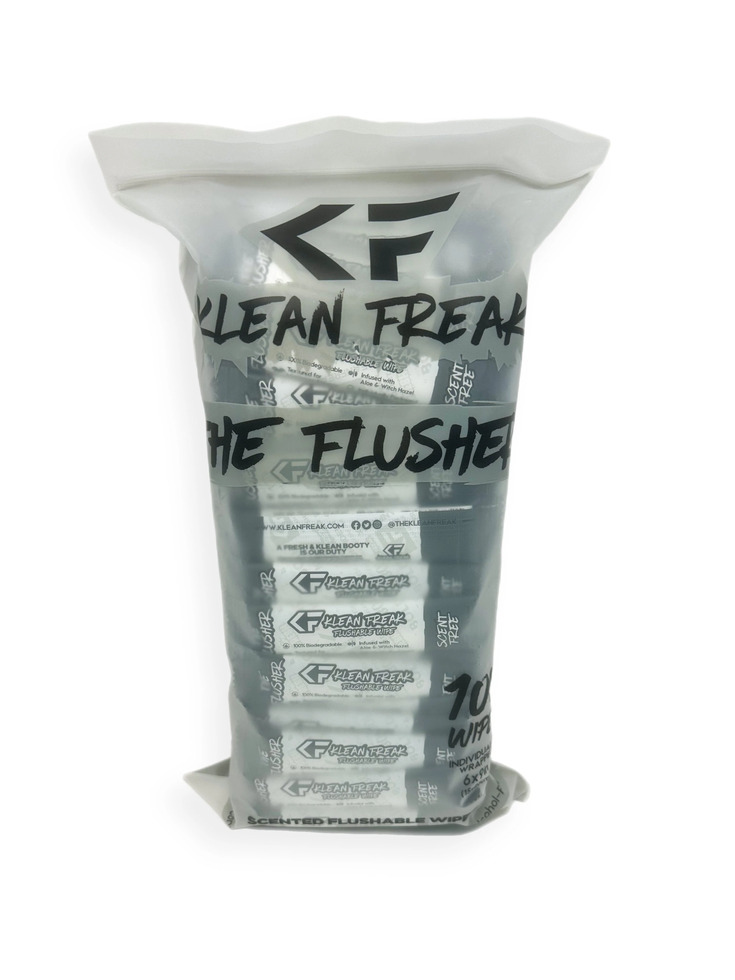 The Flusher - 100 Pack - Flushable Wipes - Image 10