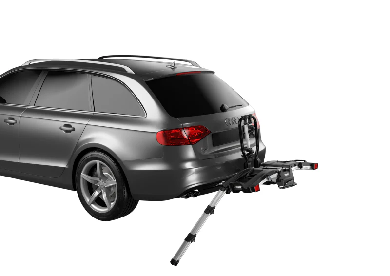 Thule EasyFold XT 2 - Fully Foldable Platform Hitch Bike Rack (Up to 2 Bikes) - Black/Silver - Image 15