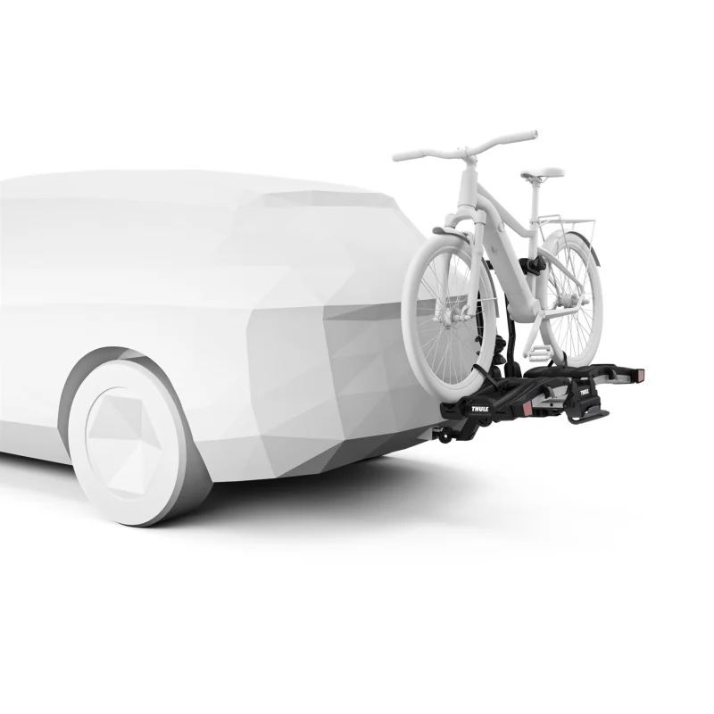 Thule EasyFold XT 2 - Fully Foldable Platform Hitch Bike Rack (Up to 2 Bikes) - Black/Silver - Image 7