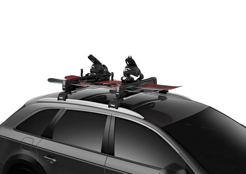 Thule SnowPack Extender Slide-out Ski/Snowboard Rack (Up to 6 Pair Skis/4 Snowboards) - Black - Image 11
