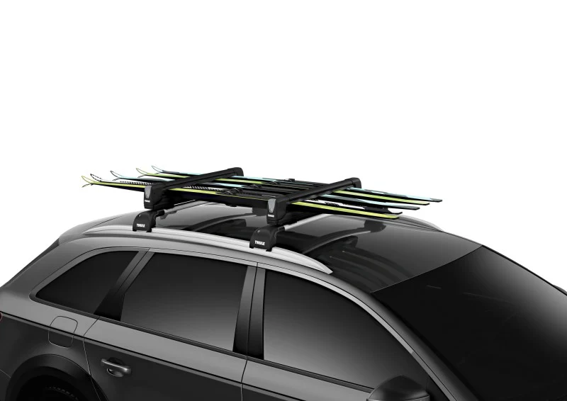 Thule SnowPack Extender Slide-out Ski/Snowboard Rack (Up to 6 Pair Skis/4 Snowboards) - Black - Image 9