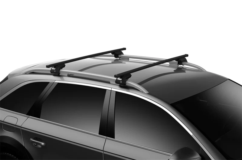 Thule SquareBar 108 Load Bars for Evo Roof Rack System (2 Pack / 43in.) - Black - Image 2