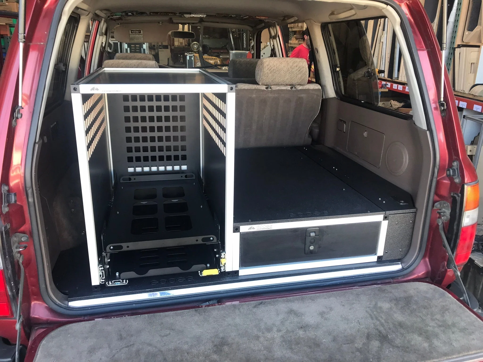 Toyota Land Cruiser 1991-1997 80 Series - Single Drawer Module with Fitted Top Plate - 24-3/16"W x 8"H x 40"D - Image 5