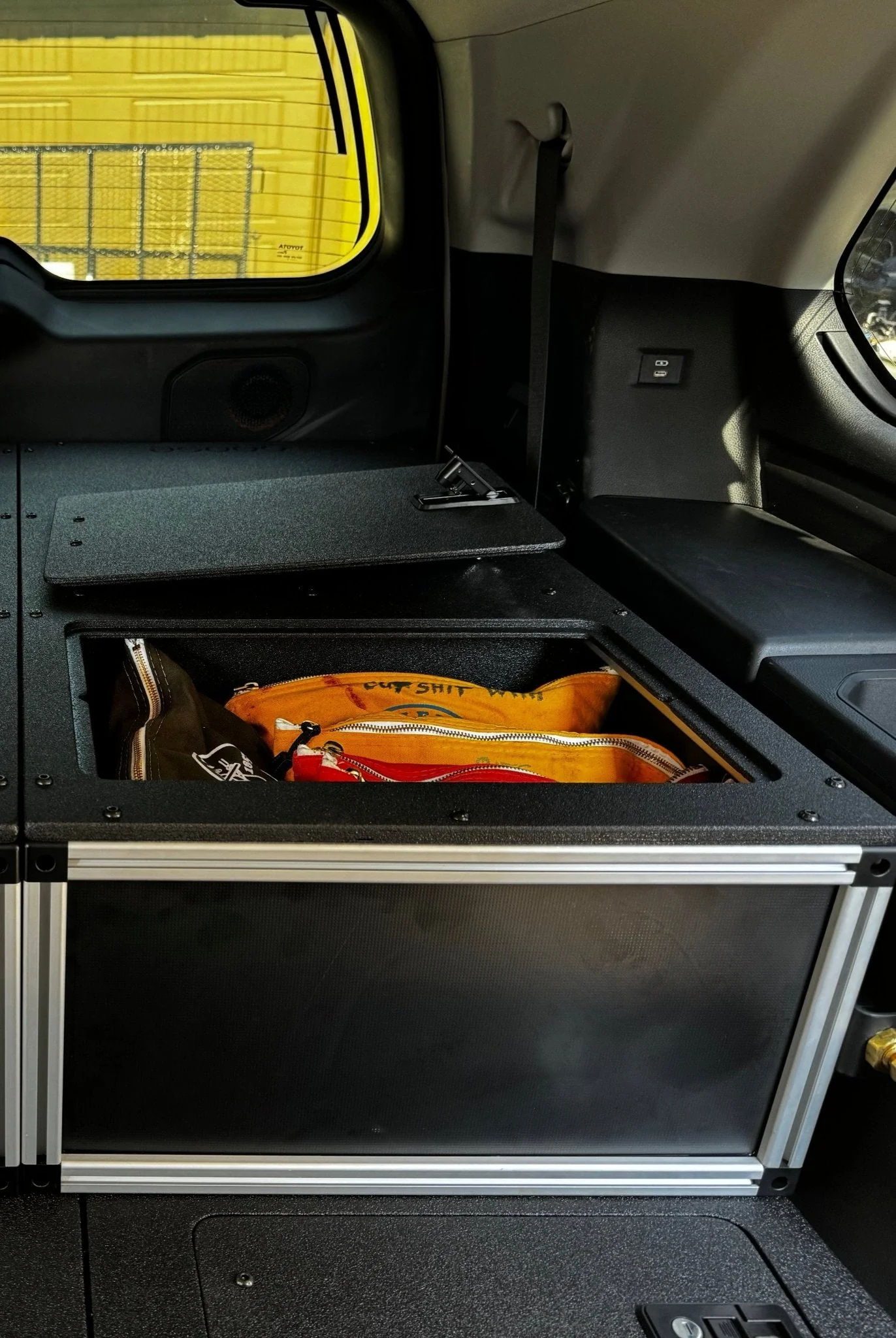 Toyota - Sequoia - 2023-Present - 3rd Gen - Explore Series - Single Drawer - 19-3/16" Width x 38" Deep x 10" High - Drawer Module with Short Drawer 20" and Storage Space Behind Drawer - Image 5