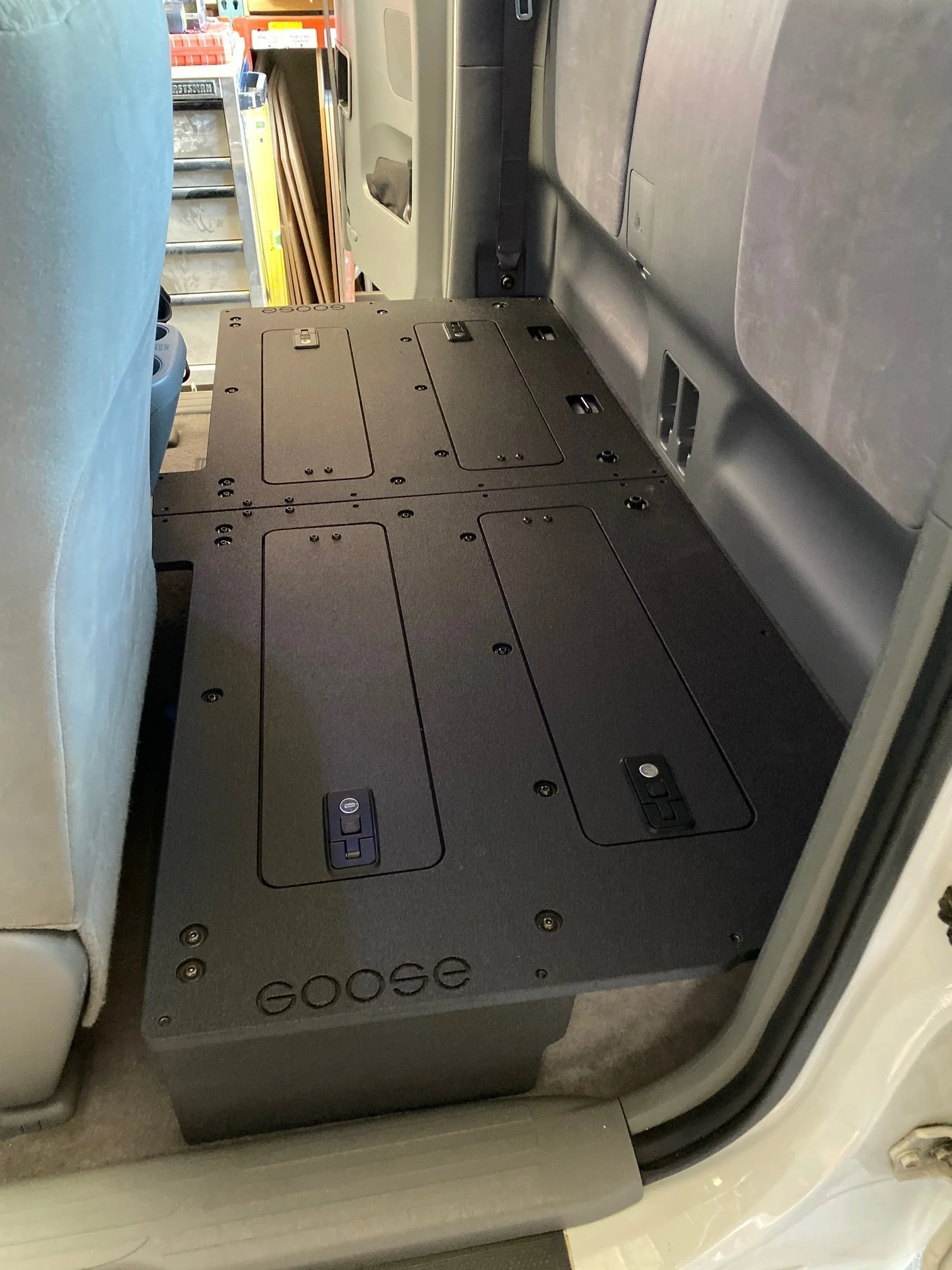 Toyota Tacoma 2005-2015 2nd Gen. Access Cab - Second Row Seat Delete Plate System - Image 2