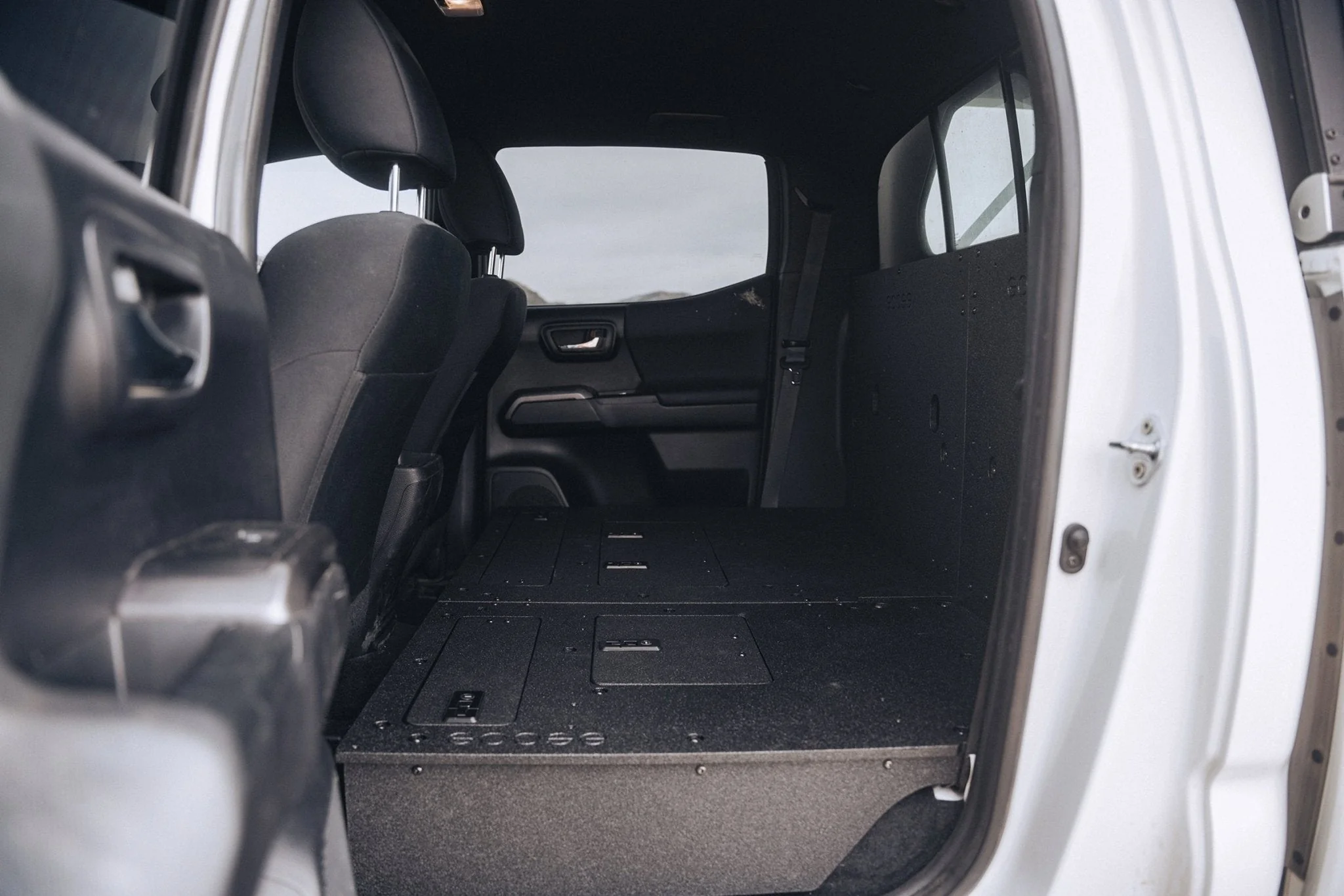 Toyota Tacoma 2005-2023 2nd and 3rd Gen Double Cab - Second Row Seat Delete Plate System - Image 45