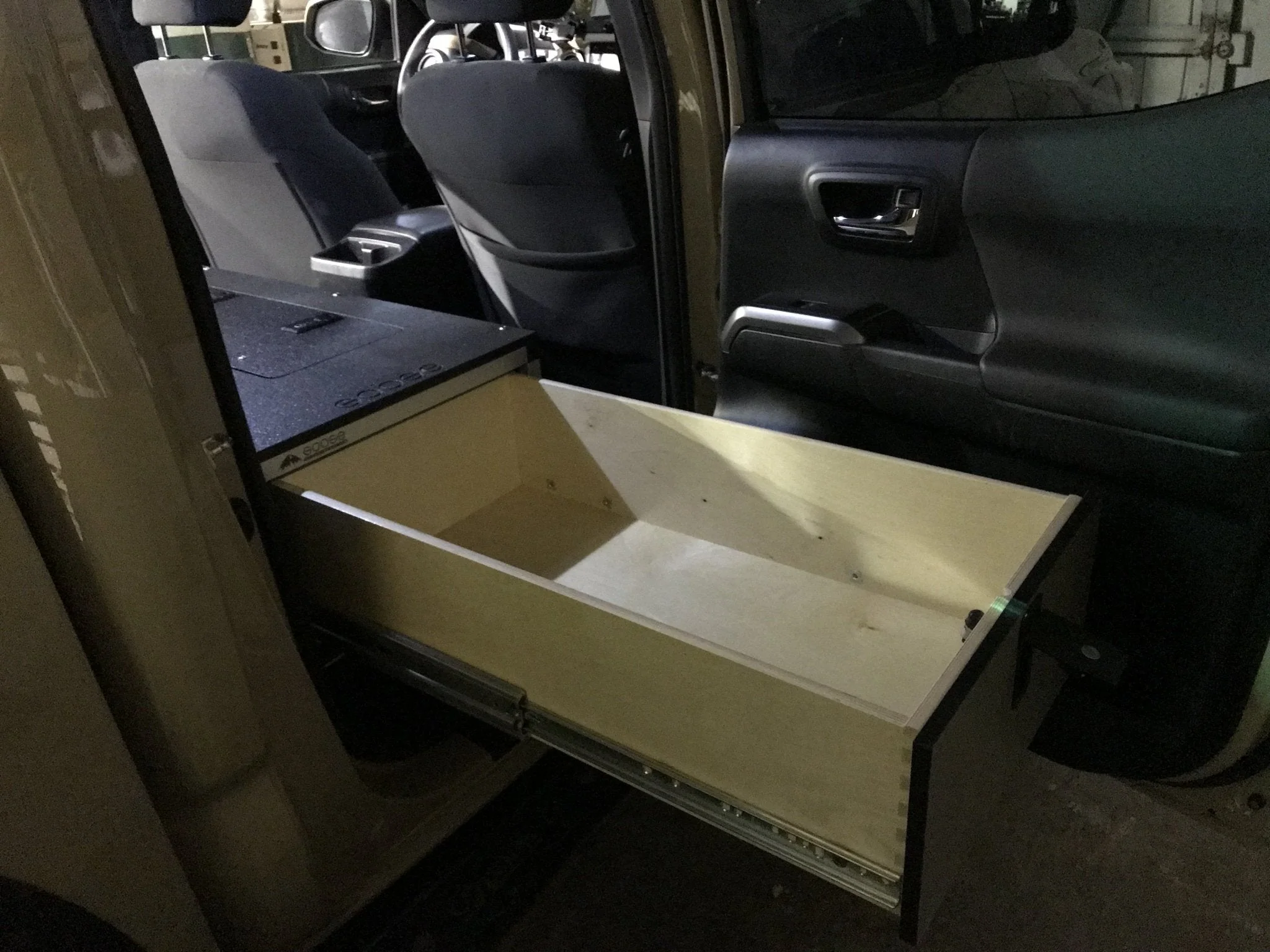 Toyota Tacoma 2005-2023 2nd and 3rd Gen. Double Cab - Second Row Single Drawer Module - 60% Passenger Side - Image 7