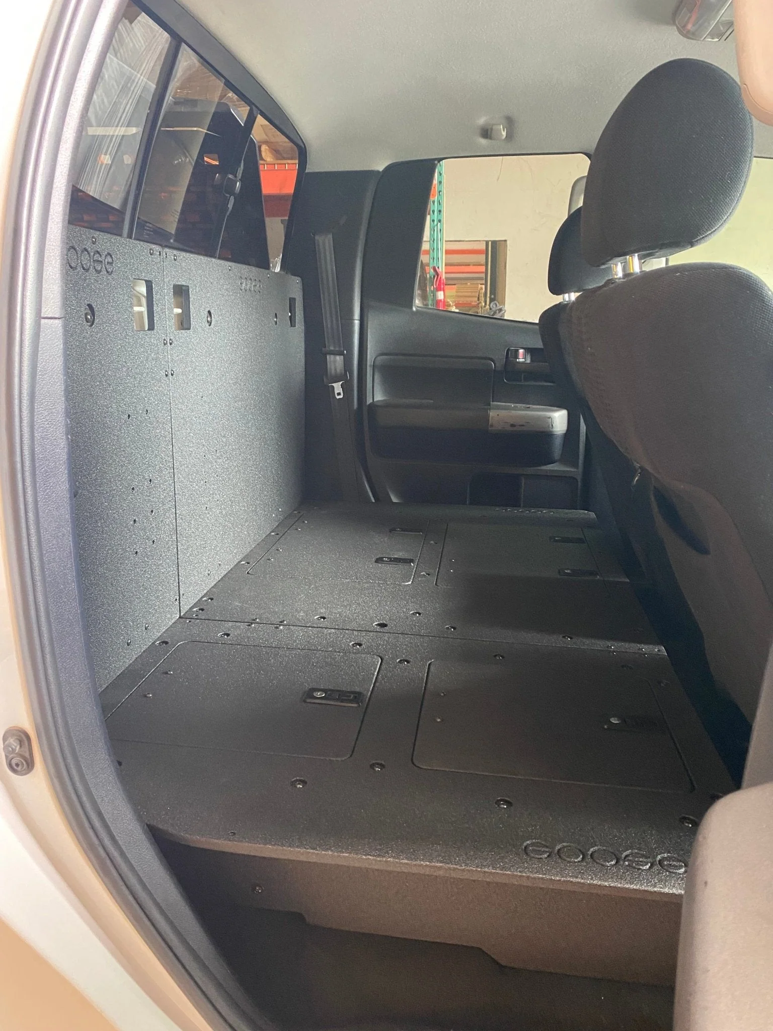 Toyota Tundra 2007-2013 2nd Gen. Double Cab - Second Row Seat Delete Plate System - Image 6
