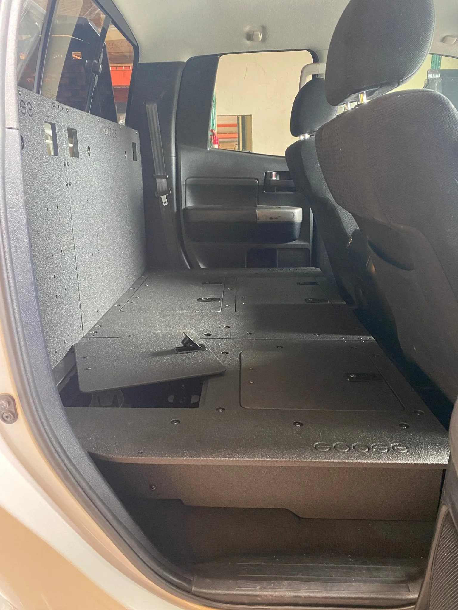 Toyota Tundra 2007-2013 2nd Gen. Double Cab - Second Row Seat Delete Plate System - Image 7