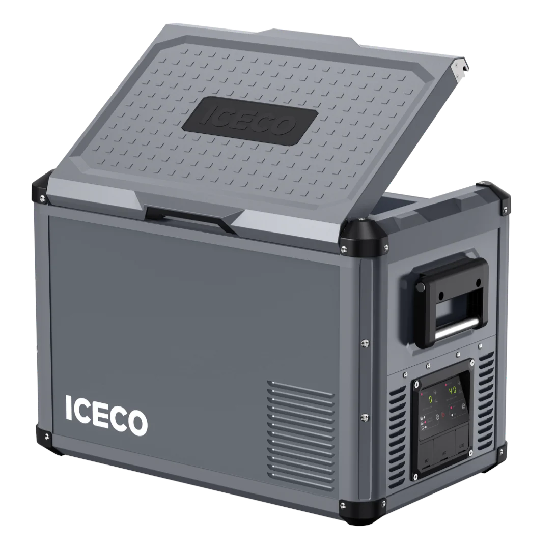 VL45ProD Dual Zone Portable Freezer - Gray | ICECO - Image 4