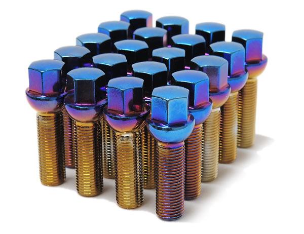Wheel Mate Mevius Lug Bolt Set of 20 - Black 12x1.50 27mm Cone 60 DEG TAP - Image 3